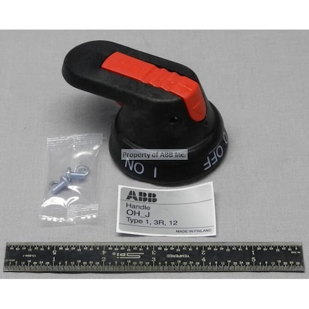 Abb OHB65J6, PISTOL HANDLE 6X65MM BLACK OHB65J6